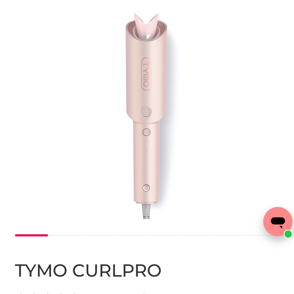 TYMO CurlPro Automatic Hair Curler - Blush Pink
